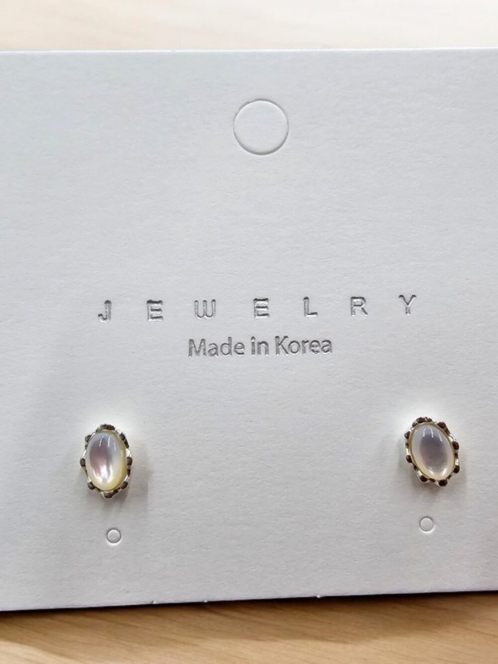 SIMPLE AND ELEGANT EARRING MADE BY KOREA [SILVER]